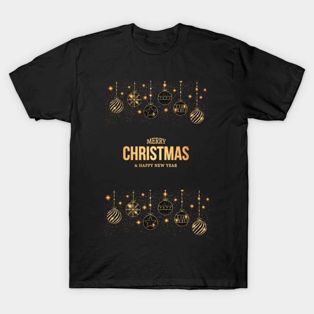 Merry Christmas and happy New Year T-Shirt by NSRT